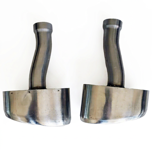 Extensiones de Tubo de Escape Universales de Acero Inoxidable con Acabado Soldado, 1.5 mm de Grosor, Acabado Crudo, con 1 Año de Garantía - Product Image 1