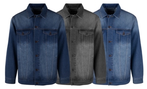 Chaquetas Vaqueras de Invierno Clásicas Casuales Unisex BLU ROCK (S-2XL) - 100% Algodón, Forro Acabado Resistente al Viento, 400g, Modelo JDNJ-10 - Product Image 5