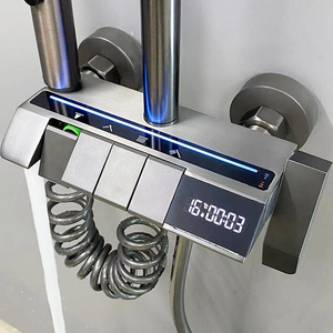 Sistema di <span class=keywords><strong>doccia</strong></span> <span class=keywords><strong>termostatica</strong></span> con Display digitale di lusso Smart bagno <span class=keywords><strong>doccia</strong></span> fredda e acqua calda Set miscelatore bagno - Product Image 3