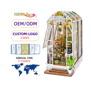 Hamaileon DIY Book Nook <strong>Kits</strong> for Adults-Garden House Bookshelf Insert 3d Puzzle Dollhouse Decor for Teen Girls Boys Women Men - Product Image 1