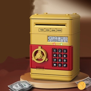 Hucha Electrónica Automática, Mini Caja Fuerte para Monedas y Billetes, con Contraseña, Código, Llave y Cerradura, Tipo Cajero Automático, Regalo para Niños - Product Image 6