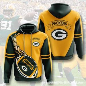 Los fabricantes venden directamente Amazonss Venta caliente equipos de fútbol hombre deportes hip hop logotipo personalizado NFL deportes sublimación sudaderas con capucha - Product Image 6