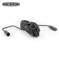 Câble de microphone à condensateur vertical filaire de 10 mètres avec âme métallique, anti-bruit et anti-interférence pour utilisation professionnelle sur scène