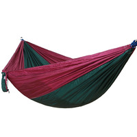 Hamac de randonnée pour une personne en nylon pour le voyage en plein air hamac de camping et de loisirs à faible quantité minimale de commande