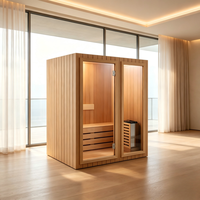 Ruang Sauna dengan Desain Kayu Kontemporer, Pemanas Multi Zona, Kontrol Cerdas, dan Finishing Khusus untuk Hotel, Vila, dan Klub Kebugaran