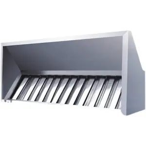 Kitlalong Restaurant Hotel Commercial Stainless Steel Smoke Exhaust Vent Hood Extractor Kitchen Range Hood System