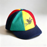 Casquette de cricket sportive personnalisée 8 panneaux, design Baggy Green australien, broderie, casquettes unies et casquettes de cricket pour hommes