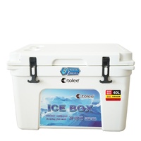 Glacière rigide rotomoulée TOLEE TOLEE personnalisée, grande, portable, 40L, pour aliments, bière, poisson, camping