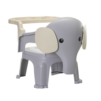 SUNNUO nouvellement conçu de haute qualité Portable multifonctionnel mignon éléphant peut sonner sûr et sécurisé bébé chaise de salle à manger Table