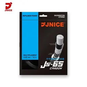 JNICE JS-65 CARBON 0.65mm Taiwan Made hohe stabile control Badminton Racket String