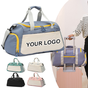 0717 Custom Logo High Quality Fashion Unisex Weekend Duffel Yoga Training Fitness Soccer Travel Sports Gym <b>Bag</b> <b>Overnight</b> Luggage - Product Image 3