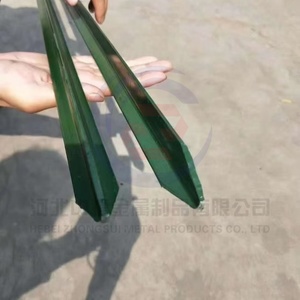 Màu xanh lá cây trang trại hàng rào bài viết hàng rào thép bài viết kim loại cho hàng rào - Product Image 3