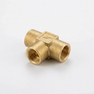 Raccord en T femelle en laiton 1-1/4'' pour matériel marin, adaptateur de raccord de tuyau de bateau pour yacht, fabriqué à Taïwan - Product Image 6