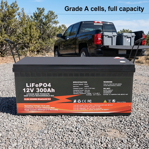 Batterie LiFePO4 12V 300Ah à décharge profonde au lithium fer phosphate pour applications solaires, VR, marines et hors réseau - Product Image 1