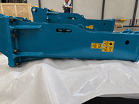 Ciseaux hydrauliques silencieux We-Attach WHB100, burin de 100 mm, pour excavatrices de 10 à 15 tonnes, poids de 950 kg, utilisation dans la construction, l'exploitation minière et la démolition