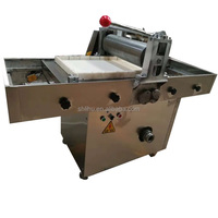 Rouleau unique entièrement automatique Nougat Bonbons Pressage Machine à rouler Gâteau de riz soufflé Formant la machine
