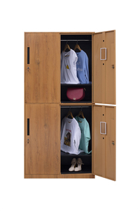 Armario de Acero con 2 Puertas y Barra para Colgar, Mueble Metálico para Guardar Ropa en el Dormitorio, Uso Diario - Product Image 2