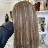 Perruques Lace Frontal 13x4 en Cheveux Humains Blondes Mèches Blondes Pré-Pluckées Cheveux Vierges Bruts Sans Colle Ondulation Naturelle pour Femme
