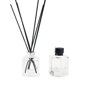 Bouteilles diffuseurs de parfum en verre dépoli mat décoratives pour la maison, vente en gros - Product Image 1