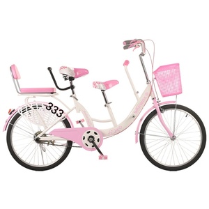 <span class=keywords><strong>Bicicletta</strong></span> Portatile Ultra Leggera da 22 Pollici per Adulti, Mini Bici a Due Posti, Monovelocità, Freno a V Doppio, Forcella in Acciaio, Genitore-Figlio, Tianjin - Product Image 2