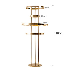 LANJO Ensemble de supports de centre de table en métal de luxe moderne de haute qualité pour mariage, fête, événement, restaurant, hôtel - Product Image 3