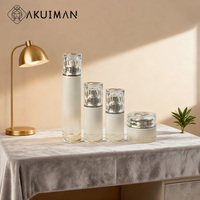 Ensemble de flacons cosmétiques en verre de luxe vides de 120 ml