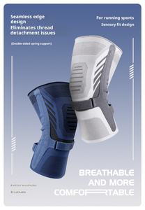 Genouillères de compression sportives en gros pour hommes et femmes, soutien élastique pressurisé pour la gym, le fitness, le volleyball, genouillère orthopédique - Product Image 3