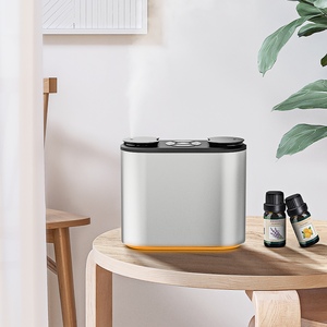 Pour SCENTCARES Diffuseur d'aromathérapie sans eau de qualité professionnelle Conception à double buse pour huiles essentielles Maison à piles - Product Image 1