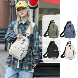 Fashion Chest <b>Bag</b> For Women Water Resistant Large Capacity Shoulder <b>Bag</b> Everyday Use Spring 2025 Blue Off <b>White</b> Black Green - Product Image 4