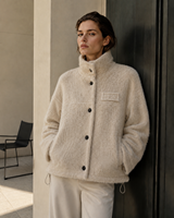 Manteau en laine à simple boutonnage pour femme, en fourrure de mouton de haute qualité, doux et épais, style décontracté, vente en gros directe usine, idéal pour l'hiver