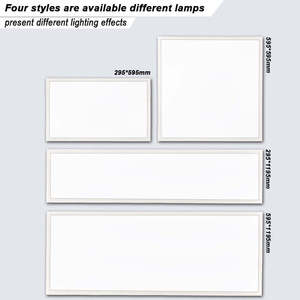 Panel de Luz LED Cuadrado Empotrado de <span class=keywords><strong>Aluminio</strong></span> SMD2835 para Oficina, 595*1195 MM, 96W, para Hoteles - Product Image 2