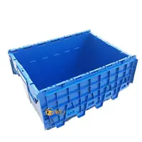 600X400 EU Bán Hot Heavy Duty Nhựa Stackable Nestable Kho Box Tote Nhựa Lưu Trữ Di Chuyển Crate