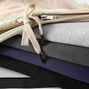 H5399 High Quality Low OEM MOQ 4XL Heavyweight 650 GSM Cotton <b>Blends</b> Zip up Hoodies Unisex Fleece Hoodies - Product Image 3