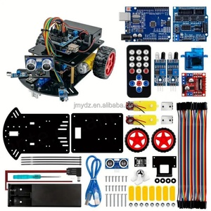 Voiture robot 4 roues motrices, jouets éducatifs STEM, kit de robotique, kit robotique pour Arduino - Product Image 2