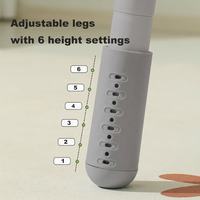 Ensemble table et chaise ergonomiques réglables en hauteur SINKIPA Montessori pour chambre d'enfant, en plastique et bois, pour une utilisation en cuisine