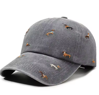 Gorra de Béisbol de Algodón de Alta Calidad con Logotipo Bordado Personalizado, Gorra Unisex Ajustable de Tela de Algodón Lavada, Gorra con Logotipo Personalizado