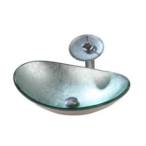 JIENI-<span class=keywords><strong>lavabo</strong></span> <span class=keywords><strong>de</strong></span> cristal templado ovalado, grifería <span class=keywords><strong>de</strong></span> tocador <span class=keywords><strong>de</strong></span> baño con forma <span class=keywords><strong>de</strong></span> cuenco y mezclador, grifos <span class=keywords><strong>de</strong></span> <span class=keywords><strong>cascada</strong></span> - Product Image 2
