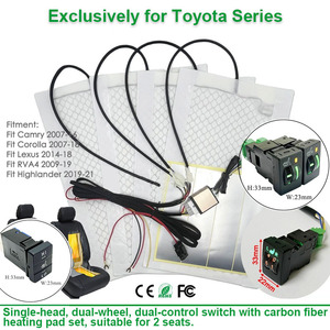 Kit <span class=keywords><strong>de</strong></span> Instalación Rápida y Fácil <span class=keywords><strong>de</strong></span> Usar para Calefactor <span class=keywords><strong>de</strong></span> Asiento <span class=keywords><strong>Toyota</strong></span>, Arnés Pre-Ensamblado para una Configuración sin Complicaciones - Product Image 1