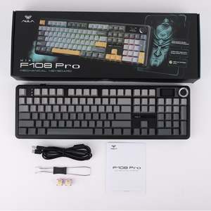 F108 PRO Full Size Wireless Gasket-mounted Gaming Keyboard With Screen Computer Laptop F75 F75 - Product Image 6
