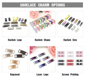 Gran Oferta: Dijes Profesionales Personalizables para Cordones de Zapatos, de Aleación de Zinc en Blanco con Logotipo, Dubraes Metálicos y Cierres para Cordones con Técnicas de Plateado - Product Image 5
