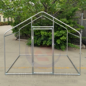 Toptan Galvanizli Metal Tavuk Kümesi Büyük Tavuk Kümesi Evi Üçgen Çatılı - Product Image 4