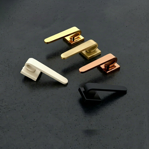 Modern Door Mortis <b>Handles</b> <b>Lock</b> Door <b>Handles</b> Square Rose Door <b>Handles</b> Interior Door Hardware Premium Minimalist Design Fits mode - Product Image 1