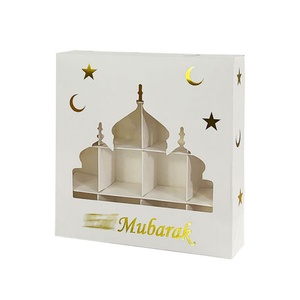 White Heart Hollow Craft <b>Candy</b> Packaging <b>Box</b> with Recyclable Cardboard 16 Grid Chocolate <b>Box</b> - Product Image 4