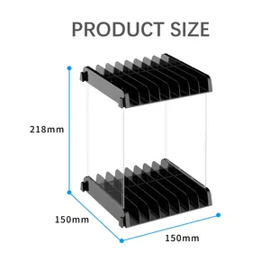 Soporte de pared de disco de juego Yoteen para <span class=keywords><strong>ps4</strong></span>/ps5/X box/switch caja de CD de juego soporte de almacenamiento soporte de escritorio soporte de montaje en pared - Product Image 5