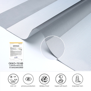 Hiện đại điện Pin hoạt động màn tự động Google nhà thông minh Sun Shade cơ giới Zebra Rèm cho cửa sổ - Product Image 4