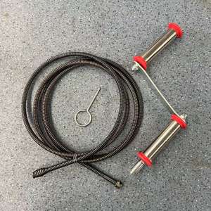 Outil <span class=keywords><strong>de</strong></span> nettoyage multifonctionnel à ressort pour canalisations <span class=keywords><strong>de</strong></span> cuisine et salle <span class=keywords><strong>de</strong></span> bain, déboucheur <span class=keywords><strong>de</strong></span> toilettes et <span class=keywords><strong>de</strong></span> canalisations d'évacuation, pour cheveux et obstructions - Product Image 1