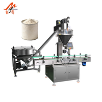 Machine de remplissage semi-automatique de sachets préformés avec peseuse à vis sans fin 5-500g haute précision pour poudre d'épices et de protéines