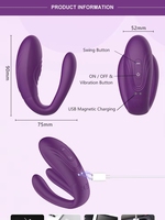 Fabrikneuer Vibrator für Frauen: Kabelloser, tragbarer Slip-Vibrator mit Fernbedienung zur Stimulation von Klitoris und G-Punkt – Neuheit für Erwachsene