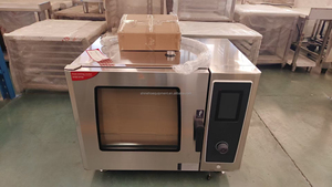 Forno Combinato Professionale Shineho in Acciaio Inox per <span class=keywords><strong>Pizza</strong></span>/Hamburger a Gas con 6/10/20/40 Teglie e Pannello Computerizzato in Vendita - Product Image 3