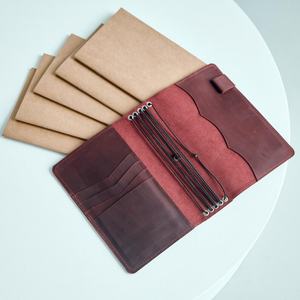 Logo personalizzato Vintage A5 in morbida pelle riutilizzabile copertina per Notebook in vera pelle Cover per incisione Laser - Product Image 1